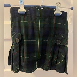 Lands End Plaid, Pleated Skirt